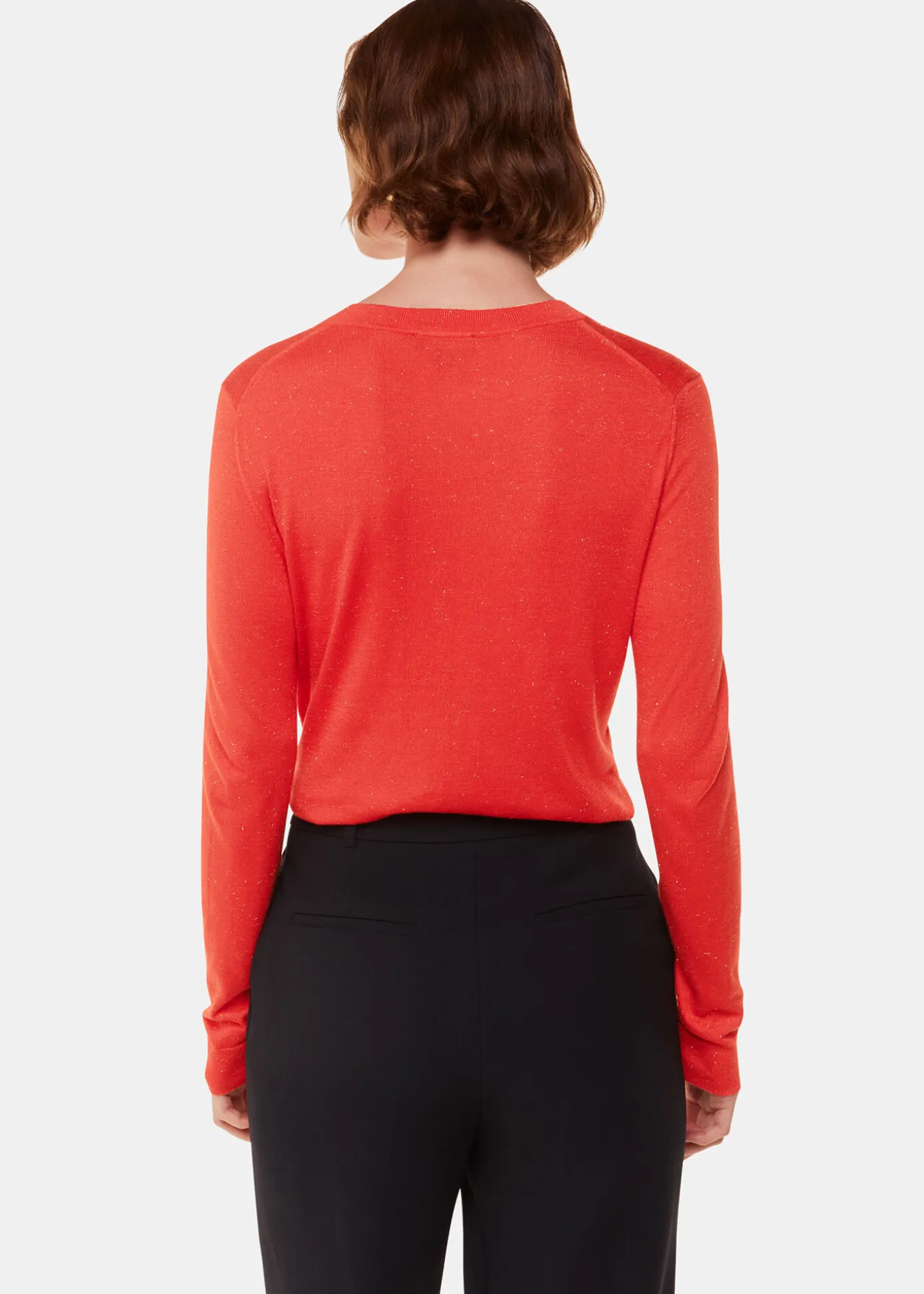Red Annie Sparkle Crew Neck