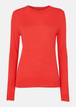 Red Annie Sparkle Crew Neck