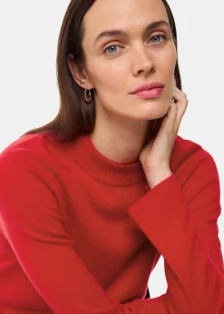 Red Cashmere Crop Crew