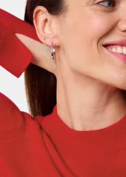 Red Cashmere Crop Crew