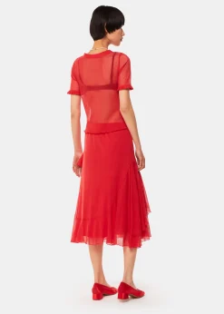 Red Hai Cecilia Skirt