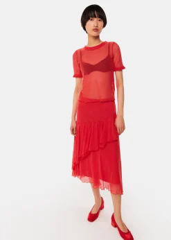 Red Hai Cecilia Skirt