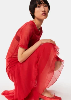 Red Hai Fetiche Shoe