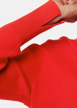 Red Leah Pocket Detail Cardigan