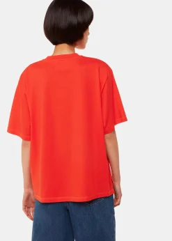 Red Relaxed Tee