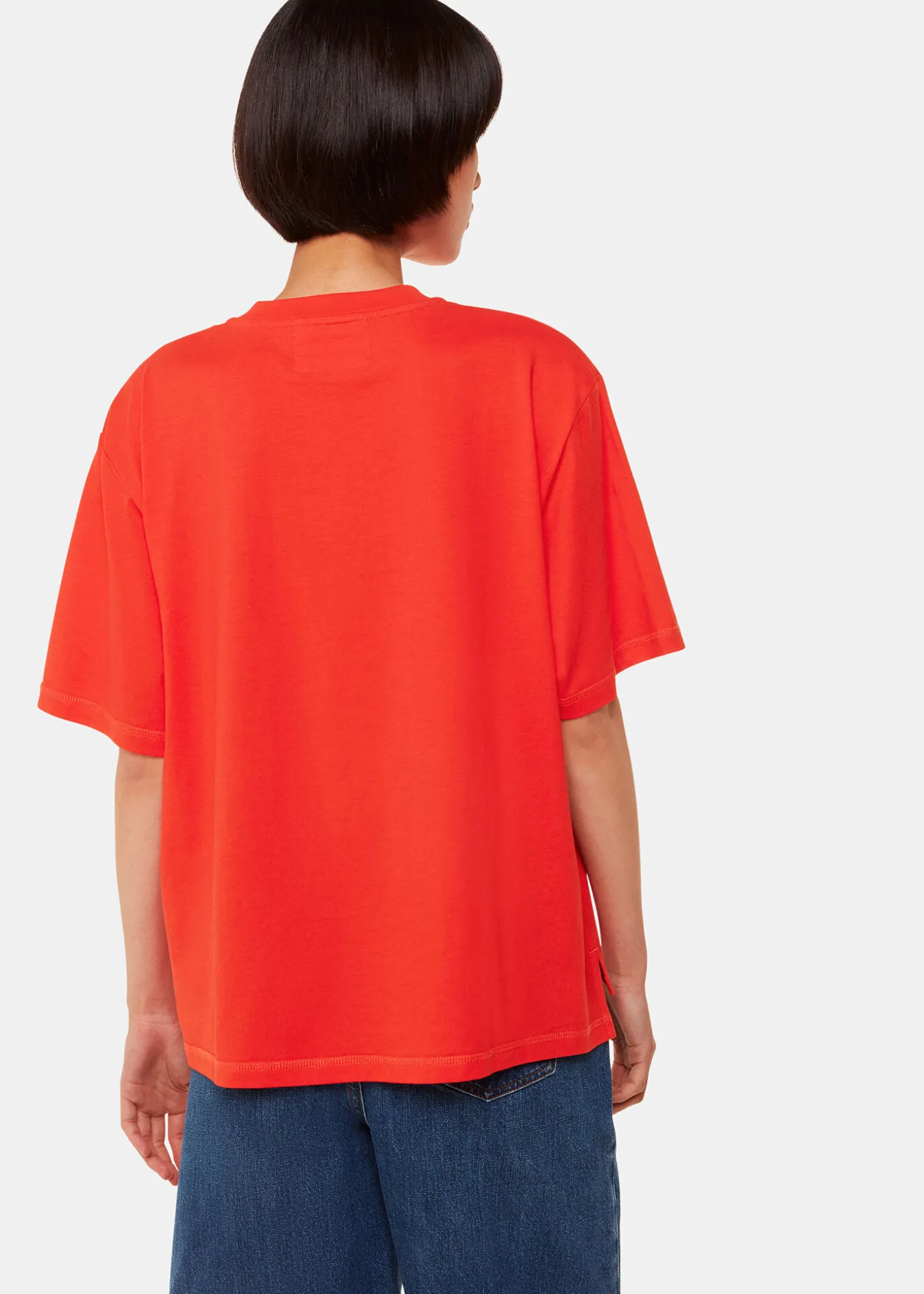 Red Relaxed Tee