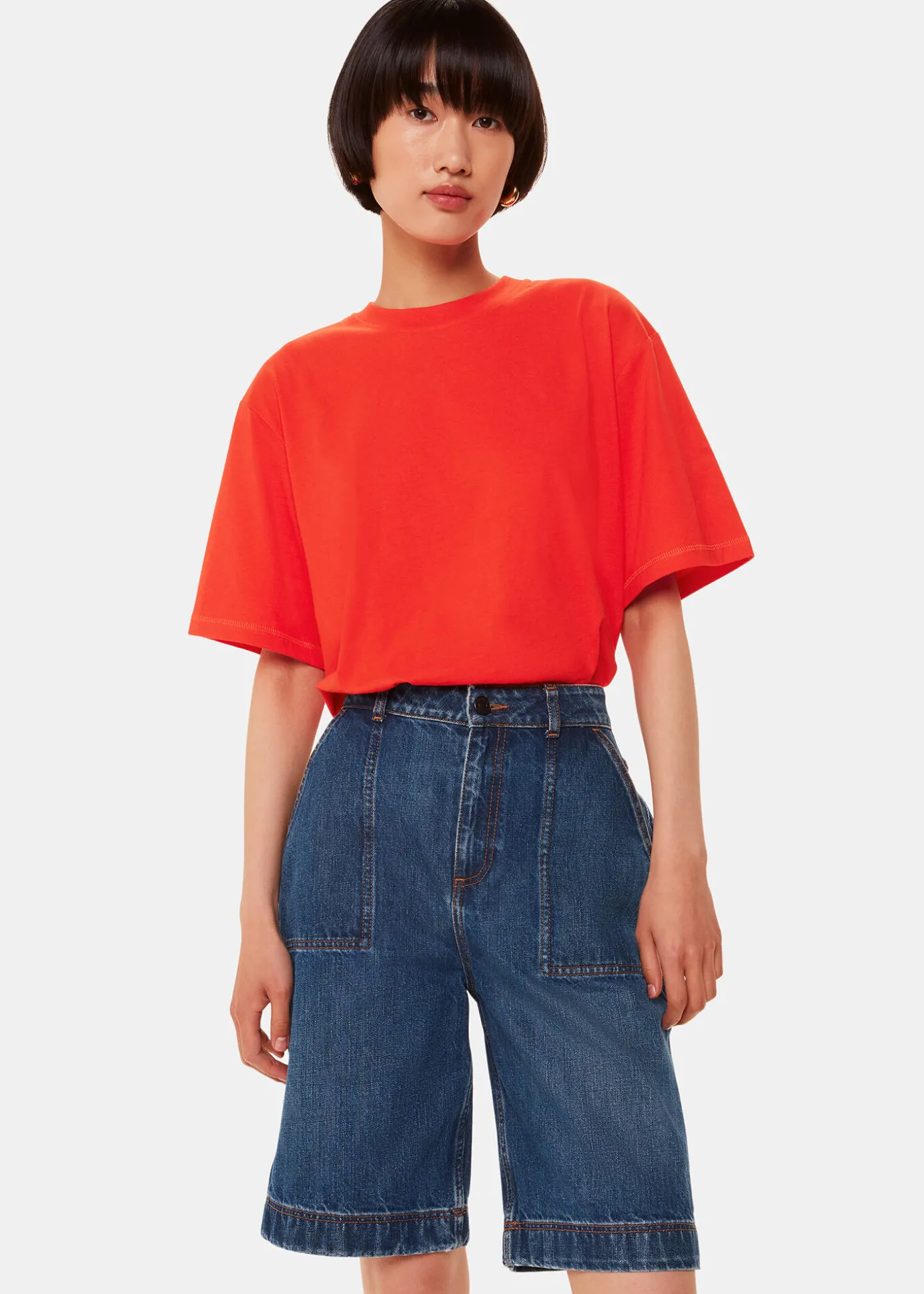 Red Relaxed Tee