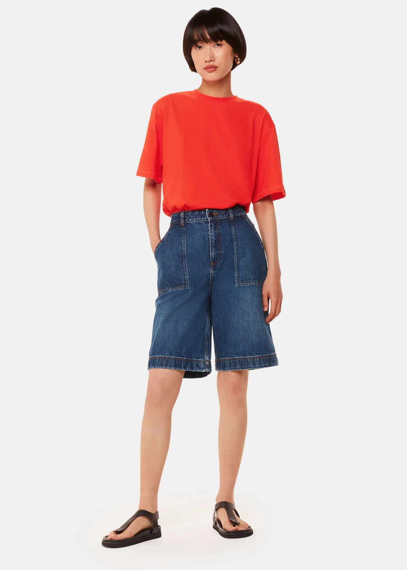 Red Relaxed Tee