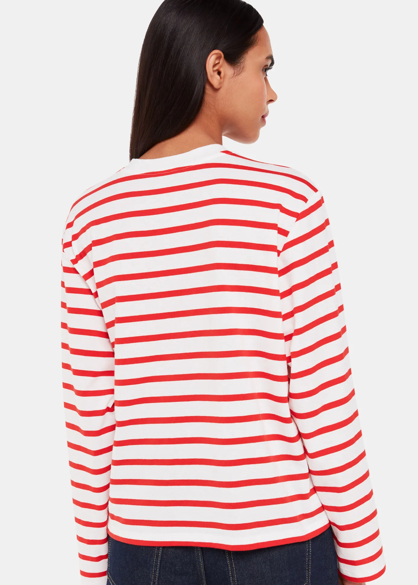 Red Stripe Cotton Top