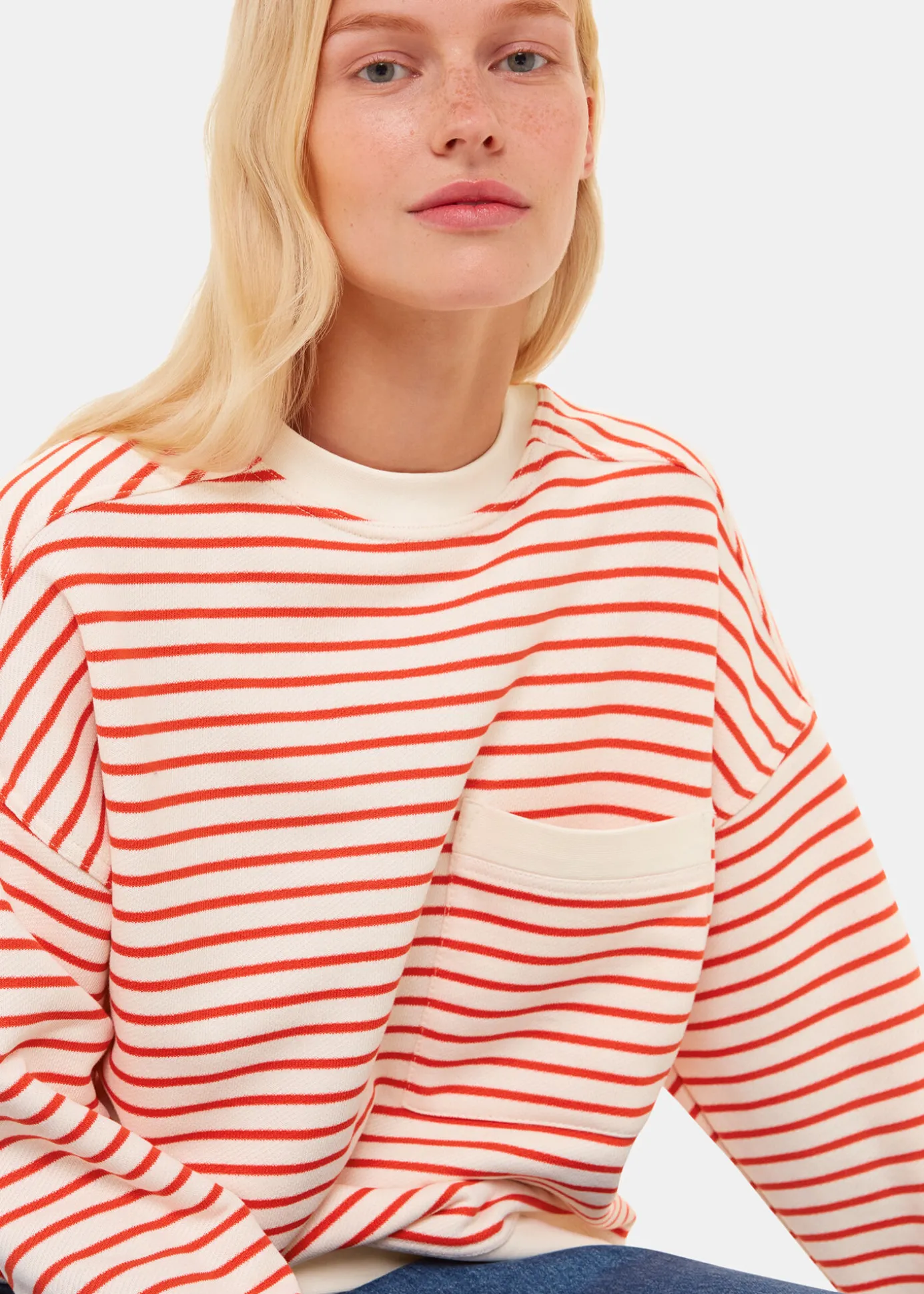 Red Stripe Sweat