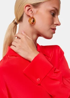 Red Ultimate Silk Shirt