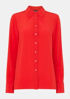 Red Ultimate Silk Shirt