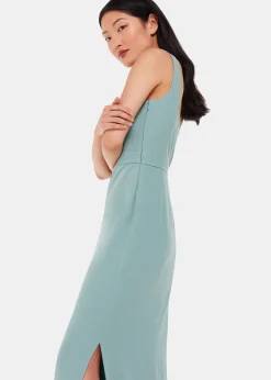 Sage Green Mila Square Neck Maxi Dress
