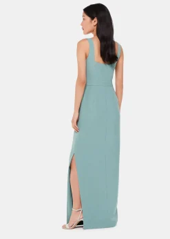 Sage Green Mila Square Neck Maxi Dress