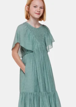 Sage Green Willa Smocked Dress