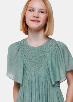 Sage Green Willa Smocked Dress
