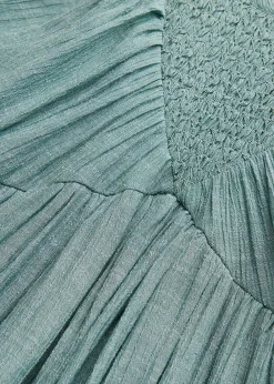 Sage Green Willa Smocked Dress