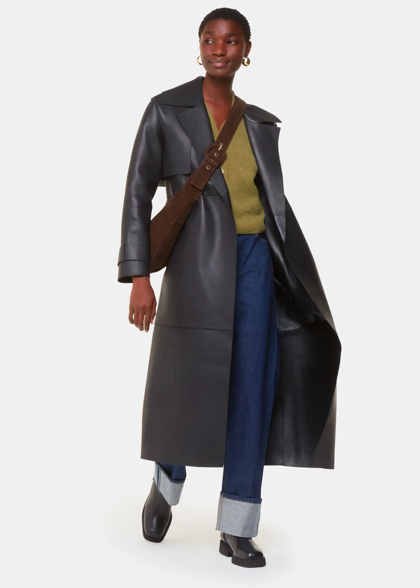 Sage Green Wool Mix Pocket Cardigan