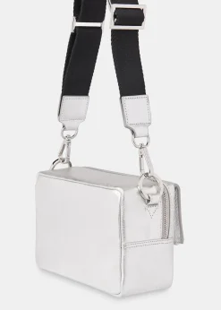 Silver Bibi Crossbody Bag
