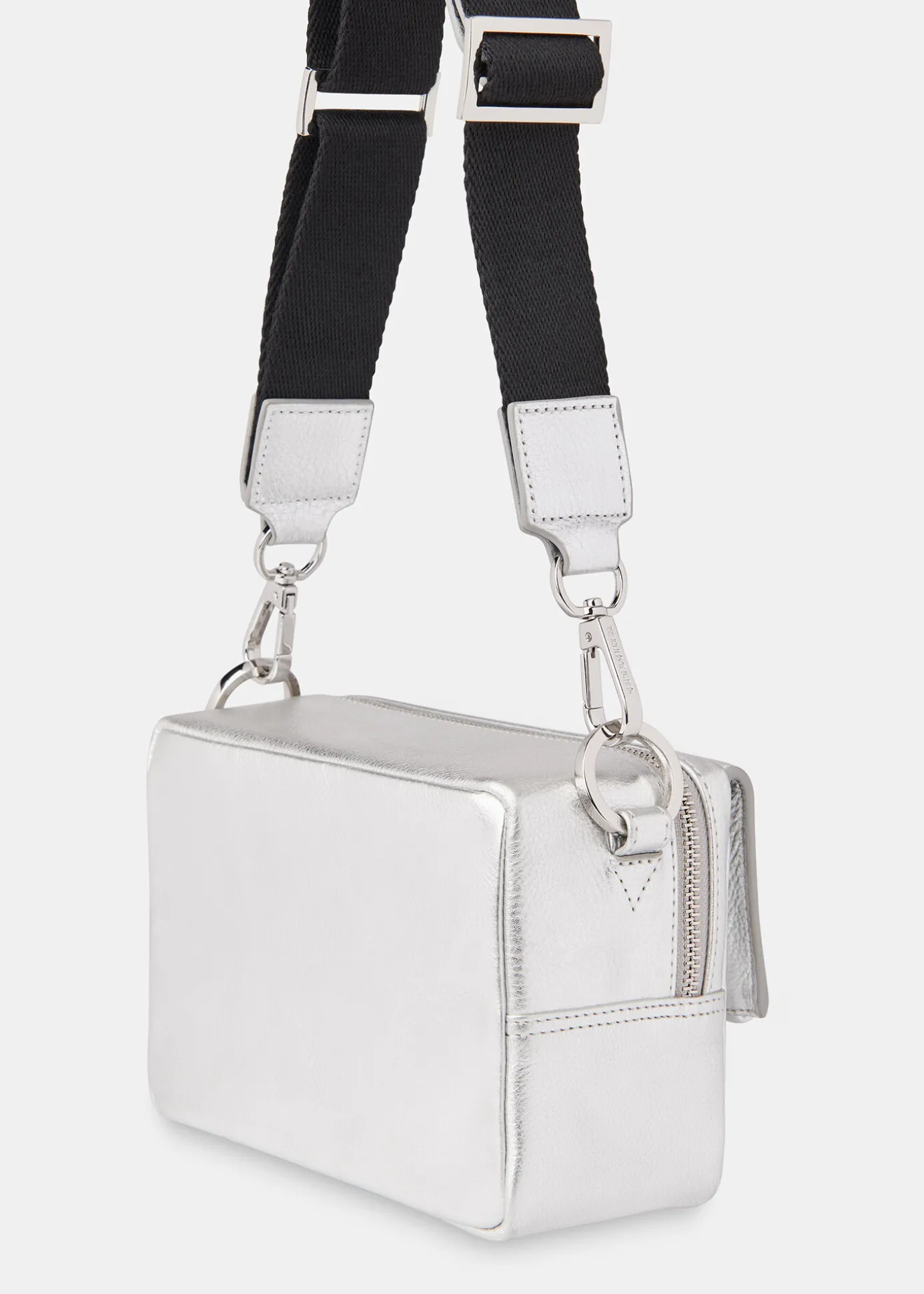 Silver Bibi Crossbody Bag