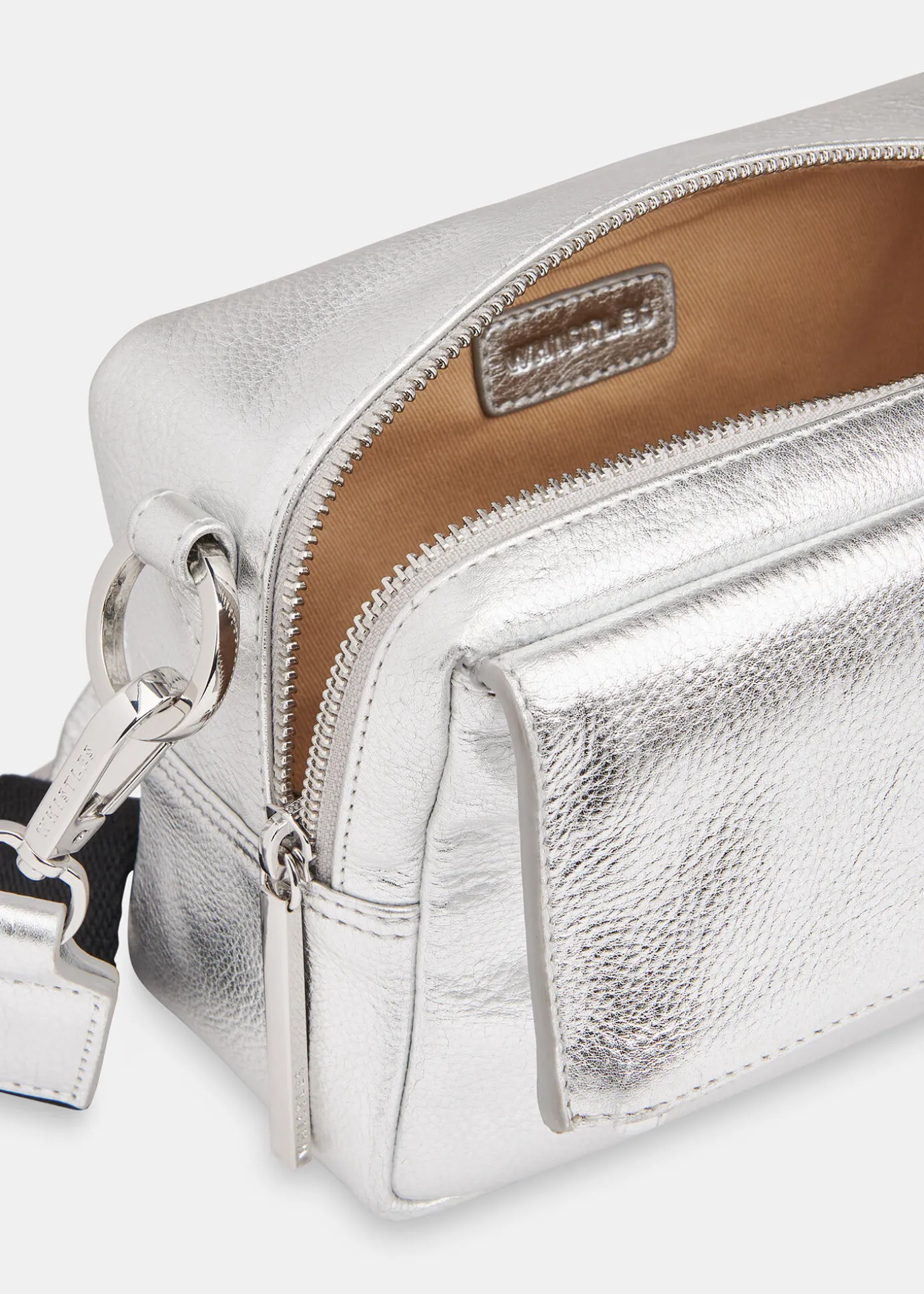 Silver Bibi Crossbody Bag