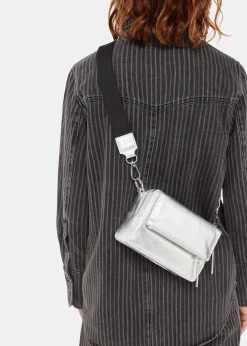Silver Bibi Crossbody Bag