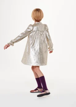 Silver Sadie Sequin Dress