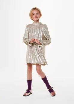 Silver Sadie Sequin Dress
