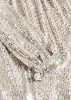 Silver Sadie Sequin Dress