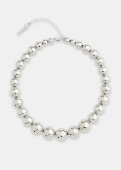 Silver Sphere Necklace