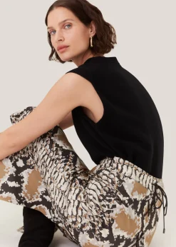 Snake Print Snake Print Midi Skirt