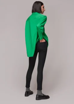Solid Black Stretch Sculpted Skinny Jean