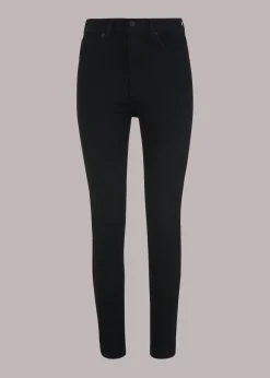 Solid Black Stretch Sculpted Skinny Jean
