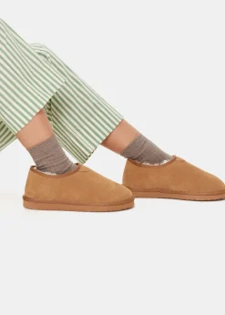 Tan Lidia Slipper