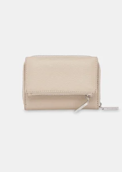 Taupe Bibi Zip Purse