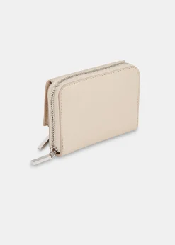 Taupe Bibi Zip Purse