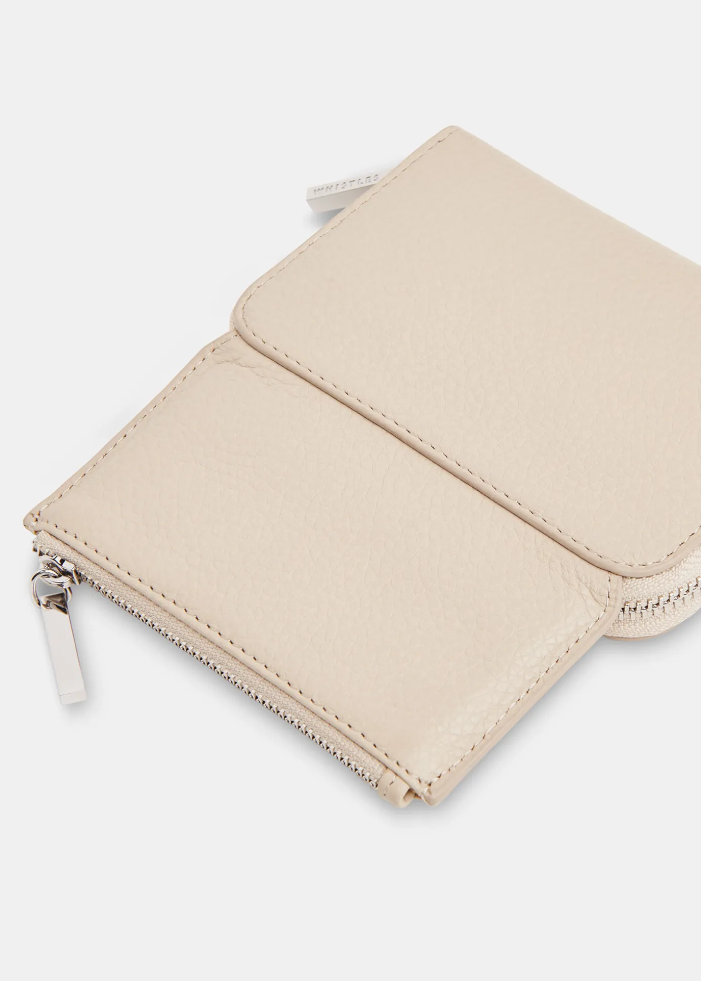 Taupe Bibi Zip Purse