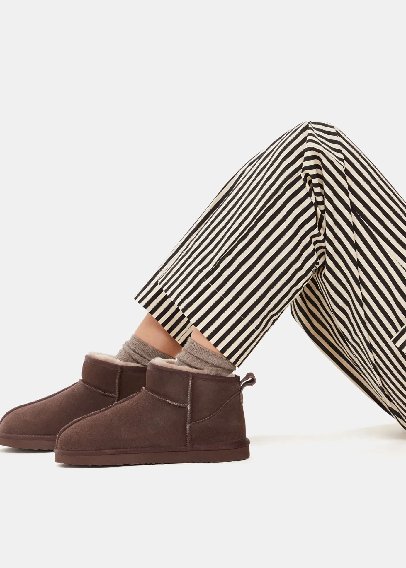 Taupe Mable Slipper Boot