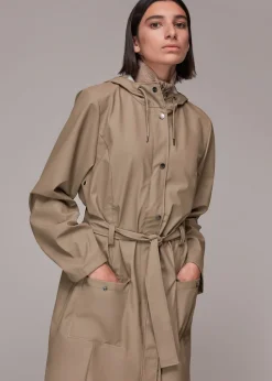 Taupe Rains Curve Jacket