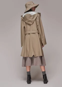 Taupe Rains Curve Jacket