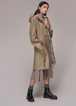 Taupe Rains Curve Jacket