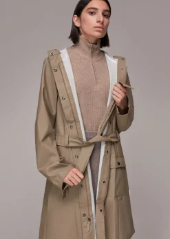 Taupe Rains Curve Jacket