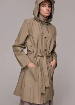 Taupe Rains Curve Jacket