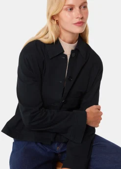 Washed Black Marie Casual Jacket