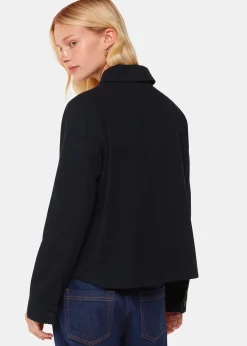 Washed Black Marie Casual Jacket