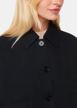 Washed Black Marie Casual Jacket
