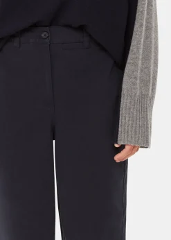 Washed Black Marie Elasticated Waist Chino