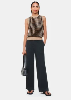 Washed Black Ruth Relaxed Leg Trouser