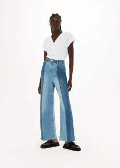 White Aubrie Button Through Top