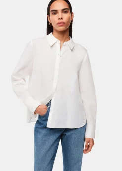 White Boxy Cotton Shirt